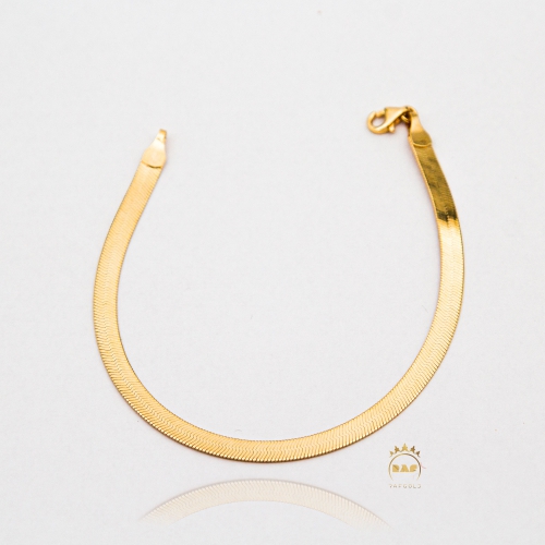 دستبند طلا زنانه هرینگبون 4میل  WD168Z