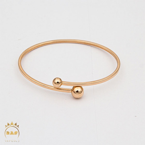 دستبند طلا زنانه بنگل گوی  WD154Z
