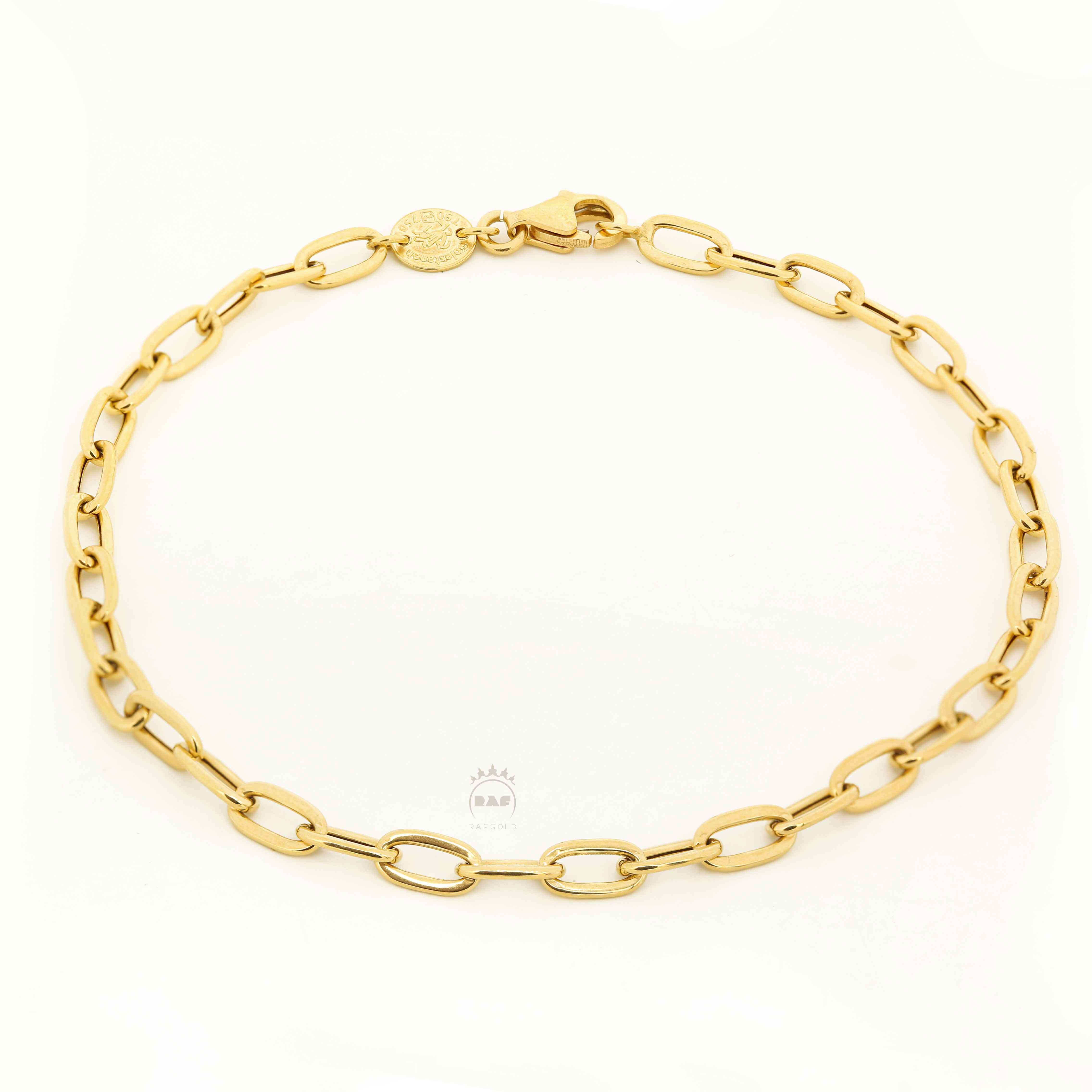 دستبند طلا زنانه هرمس لایت     WD142Z