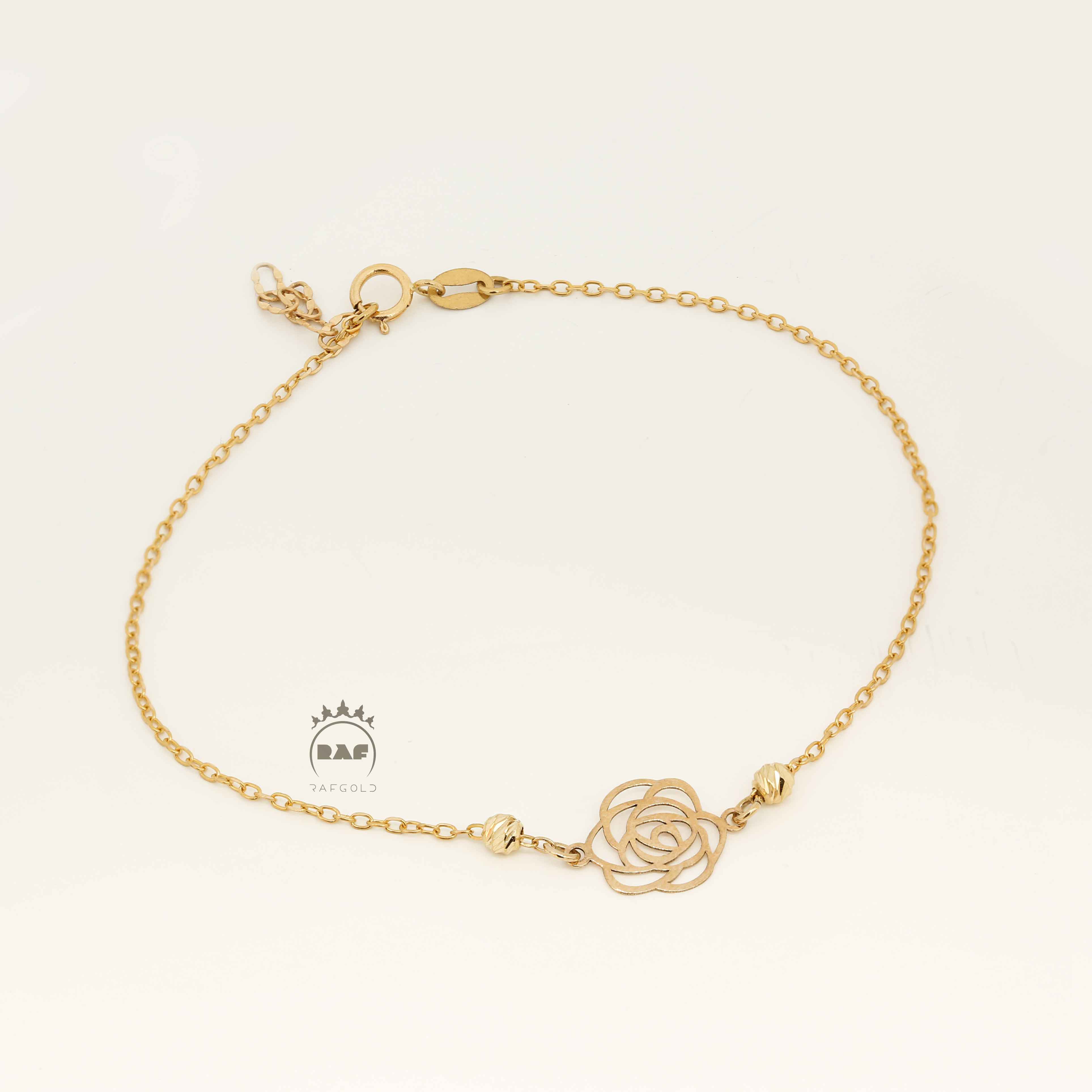 دستبند طلا زنانه البرنادو گل  WD126Z