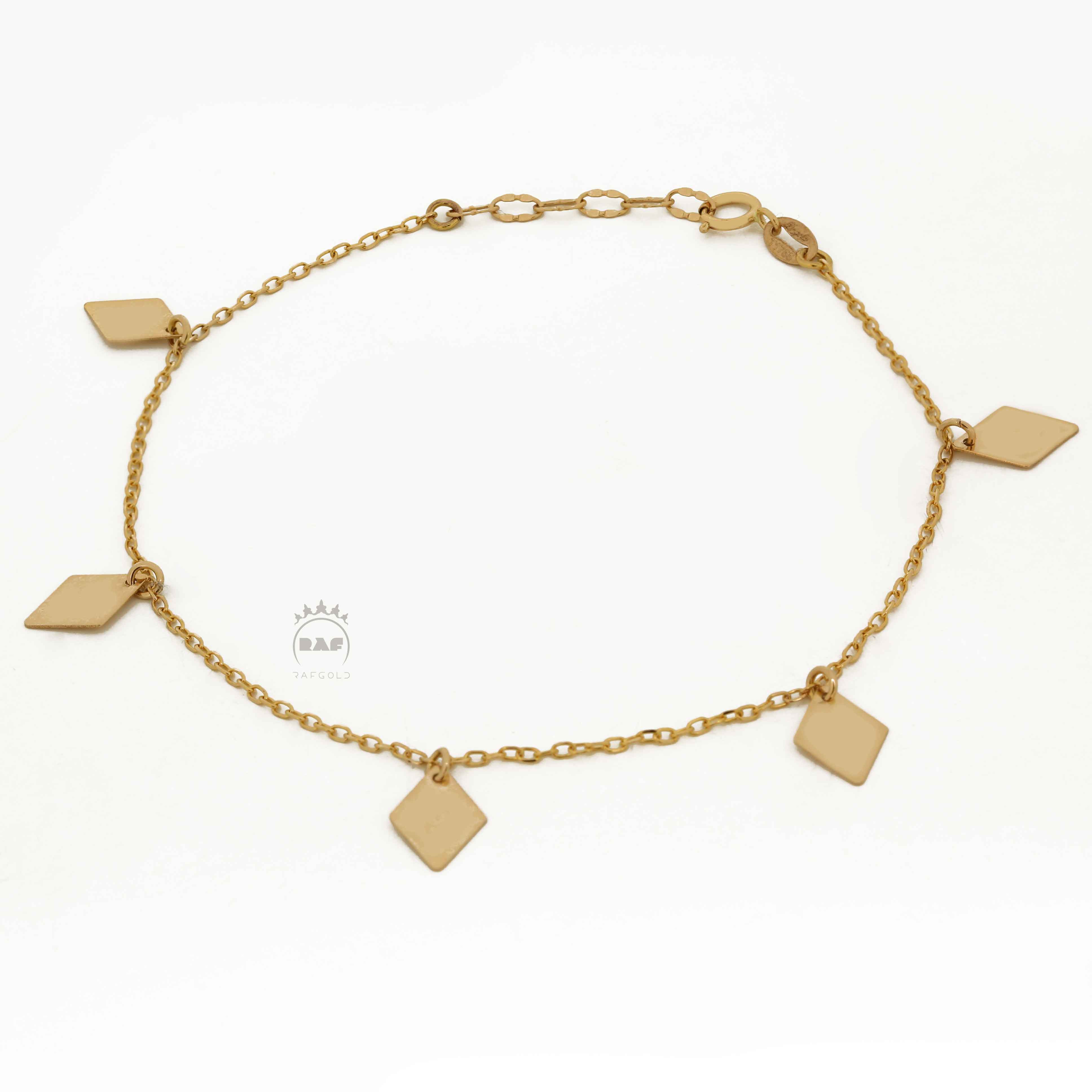 دستبند طلا زنانه ظریف WD128Z