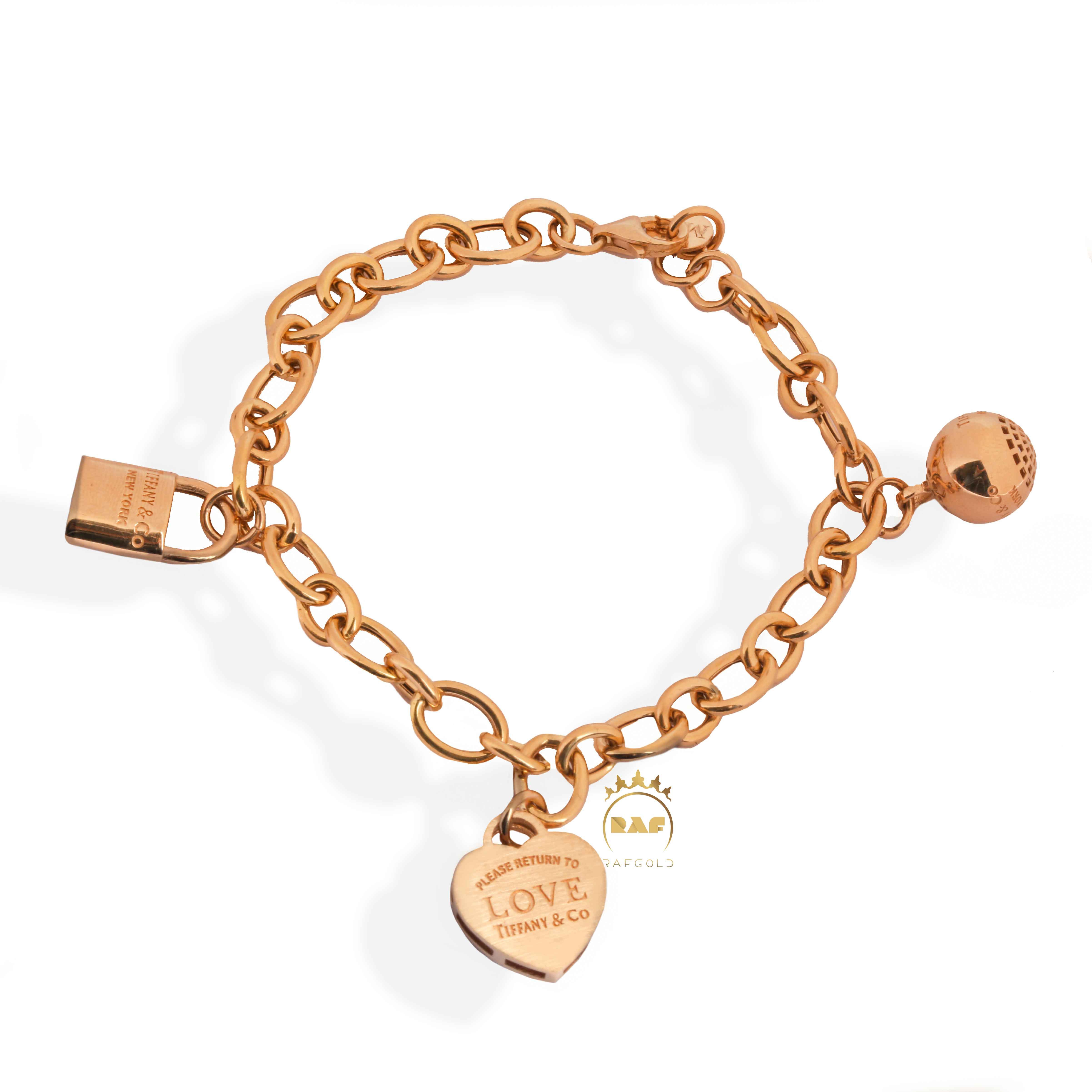 دستبند طلا زنانه تیفانی  WD181Z