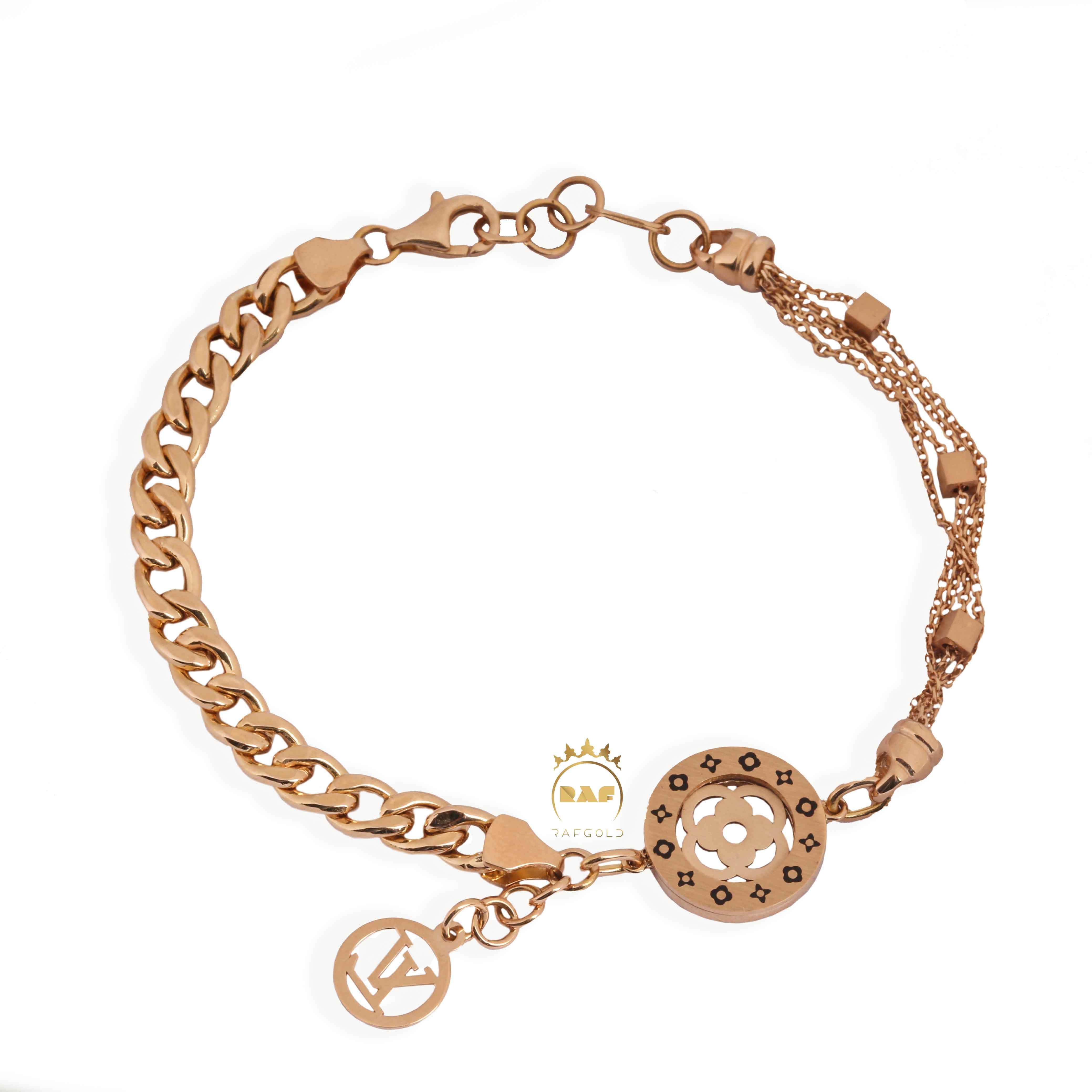 دستبند طلا زنانه لوی ویتون  WD179Z