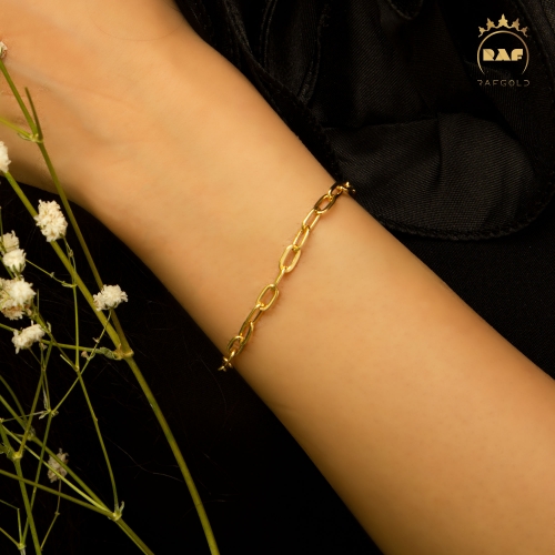 دستبند طلا زنانه هرمس ظریف  WD157Z