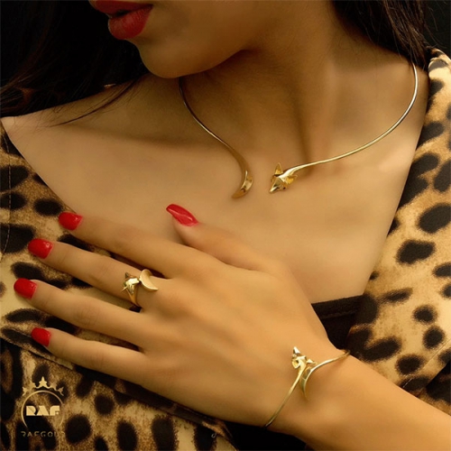 دستبند طلا زنانه روباه WD145Z